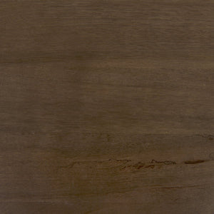 Mercana Faye Console Table: Elegant Slim Design for Entryways and Living Spaces with Durable Construction Medium Brown Wood | Nickel Metal 69183