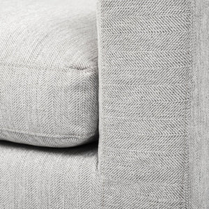Mercana Denly Plush Slipcover Armchair in Flint Gray - Timeless Comfort for Modern Living Spaces Frost Gray Fabric 68726