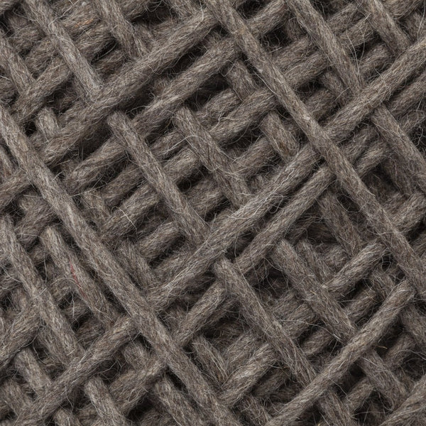 Mercana Allium Handwoven Wool Pouf - Artisanal Oatmeal Cylinder for Versatile Seating & Cozy Accent Decor Dark Brown Wool 68730