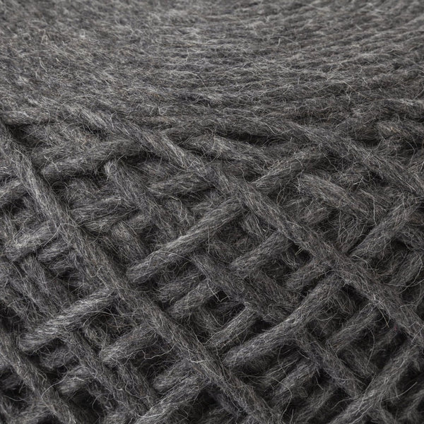 Mercana Allium Handwoven Wool Pouf - Stylish Cylindrical Accent for Versatile Seating & Modern Decor 68731