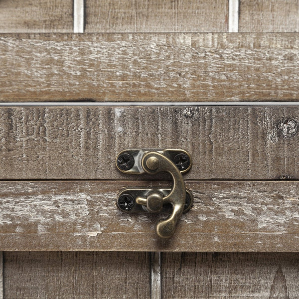 Mercana Port Moody Decorative Storage Boxes - Rustic Wooden Charm for Farmhouse & Urban Interiors 67980