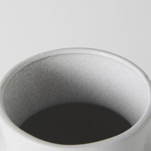 Mercana Laforge Small Ceramic Vase – Modern Minimalist Decor Piece for Elegant Home Styling and Floral Displays White Ceramic | 11H 69464