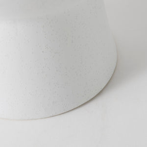 Mercana Laforge Small Ceramic Vase – Modern Minimalist Decor Piece for Elegant Home Styling and Floral Displays White Ceramic | 11H 69464