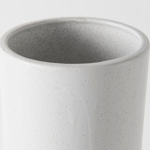 Mercana Laforge Small Ceramic Vase – Modern Minimalist Decor Piece for Elegant Home Styling and Floral Displays White Ceramic | 17H 69465