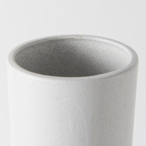 Mercana Laforge Small Ceramic Vase – Modern Minimalist Decor Piece for Elegant Home Styling and Floral Displays White Ceramic | 17H 69465
