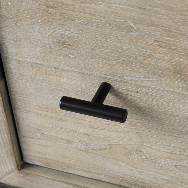 Mercana Ciara Mid-Century Modern 2 Drawer Accent Cabinet for Stylish Storage in Any Room, Fully Assembled 69377