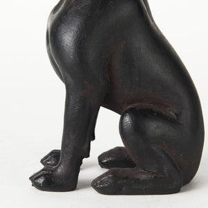 Mercana Rocky Modern Boxer Dog Sculpture – Sleek Resin Accent for Home Decor, Perfect for Any Style Black Resin | 9H 57797