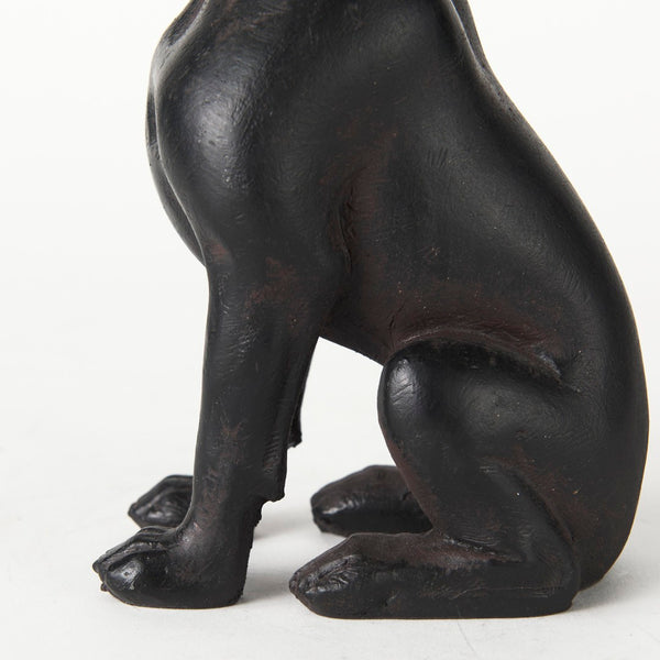 Mercana Rocky Modern Boxer Dog Sculpture – Sleek Resin Accent for Home Decor, Perfect for Any Style Black Resin | 9H 57797