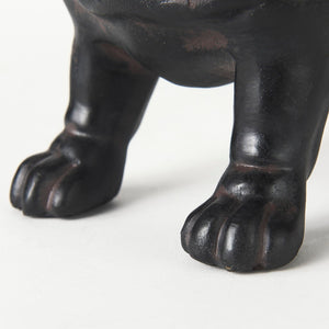 Mercana Rocky Modern Boxer Dog Sculpture – Sleek Resin Accent for Home Decor, Perfect for Any Style Black Resin | 8H 57799