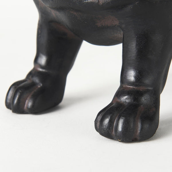 Mercana Rocky Modern Boxer Dog Sculpture – Sleek Resin Accent for Home Decor, Perfect for Any Style Black Resin | 8H 57799