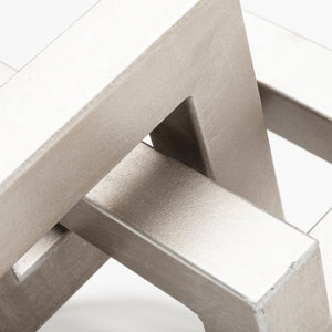 Mercana Link Modern Metal Sculpture - Eye-Catching Decorative Object for Contemporary Home Accents 67014