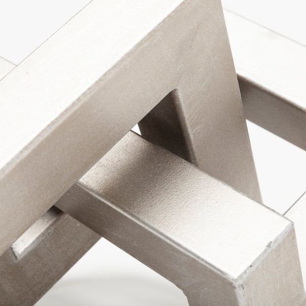 Mercana Link Modern Metal Sculpture - Eye-Catching Decorative Object for Contemporary Home Accents 67014