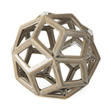 Mercana Geom 7.1L x 7.1W x 7.1H Tan Ceramic Geometric Object 69480