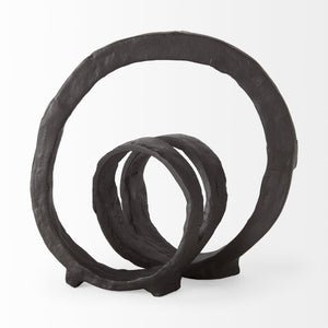 Mercana Stanislaw Elegant Infinite Ribbon Sculpture – Modern Kinetic Art for Contemporary Home Décor Spaces 69169