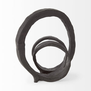 Mercana Stanislaw Elegant Infinite Ribbon Sculpture – Modern Kinetic Art for Contemporary Home Décor Spaces 69169