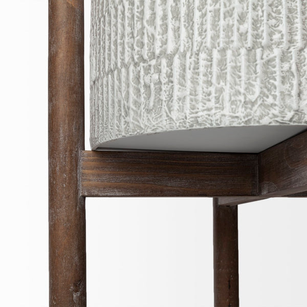 Mercana Groot Modern Plant Stands with Wooden Base - Elegant Decor for Mid-Century and Coastal Spaces 68817