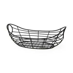 Mercana Mateo Sleek Industrial Metal Basket for Stylish Storage & Organization in Any Modern Home Decor 69490