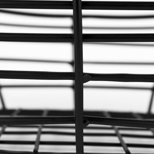 Mercana Mateo Sleek Industrial Metal Basket for Stylish Storage & Organization in Any Modern Home Decor 69490