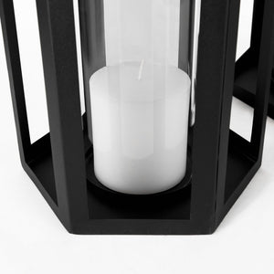 Mercana Balley Elegant Hexagonal Candle Holder Lanterns for Modern Décor and Ambient Lighting Showcase 69532