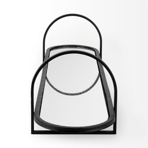 Mercana Evianna Elegant 30-Inch Decorative Tray with Arched Handles for Stylish Home Organization & Display 69336