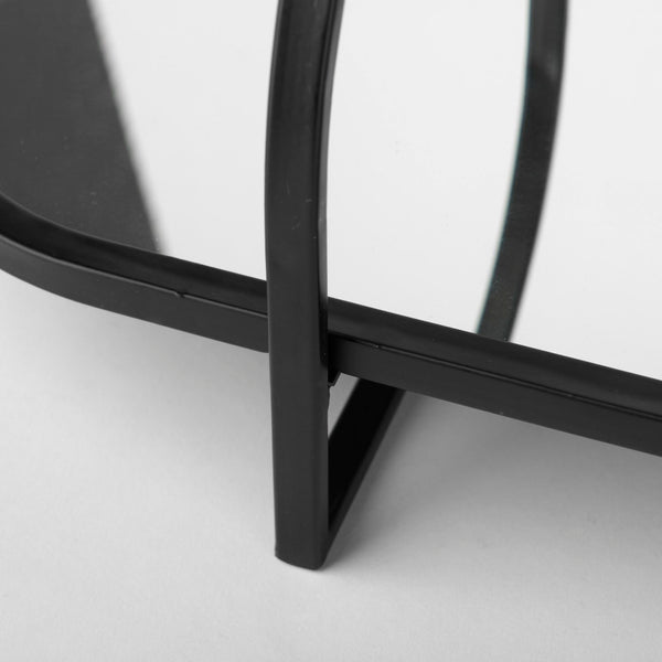 Mercana Evianna Elegant 30-Inch Decorative Tray with Arched Handles for Stylish Home Organization & Display 69336