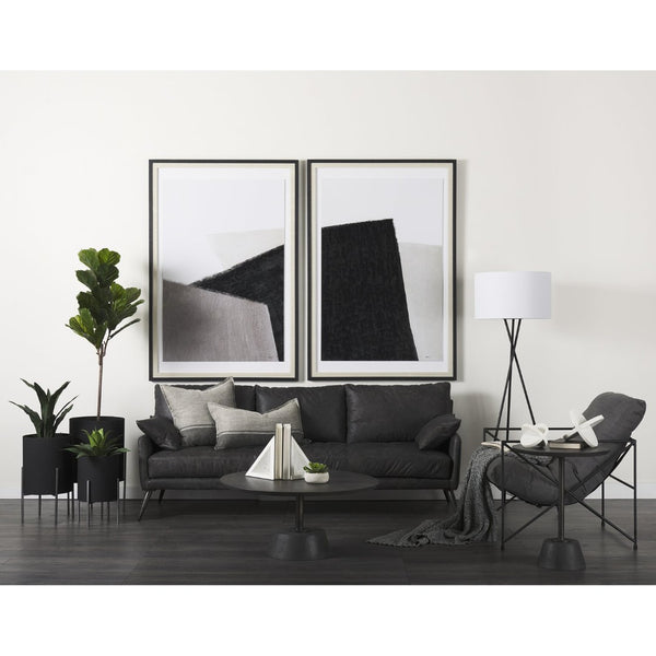 Mercana Leonidas Modern Accent Chair - Plush Comfort with Sculptural Style for Contemporary Living Spaces 69137