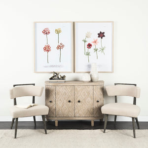 Mercana Delaunay: Stunning Hammered Metal Accent Piece with Interlinked Design for Modern Home Decor 67808