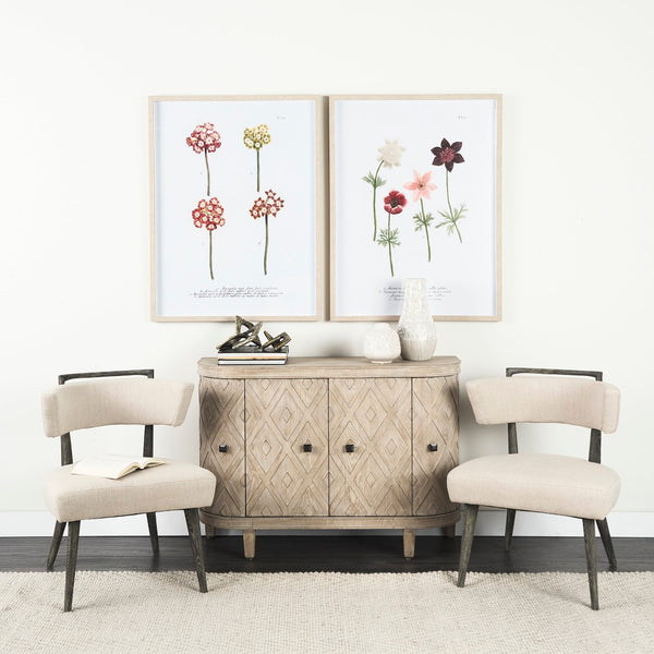 Mercana Delaunay: Stunning Hammered Metal Accent Piece with Interlinked Design for Modern Home Decor 67808