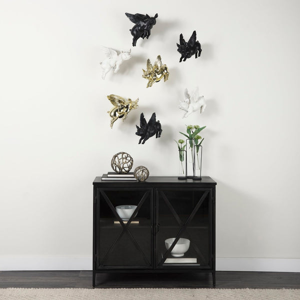 Mercana Sphaira Decorative Orb - Rustic Silver Cast Aluminum Tree Branch Design for Modern Home Accents Gold Cast Aluminum | 7H 68414