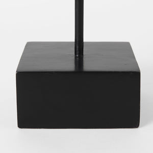 Mercana Pacem Hand Carved Wooden Peace Sign Accent - Sculptural Home Decor for Boho and Modern Spaces 57949