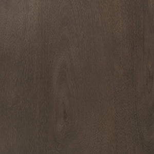 Mercana Kiran C-Shape Stool: Stylish Mango Wood Seat with Matte Iron Base for Modern Home and Bar Spaces Brown Wood | Antique Nickel | Bar 69173