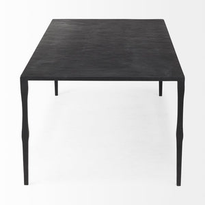 Mercana Timothy Industrial Coffee Table - Rugged Elegance with Solid Iron Construction for Modern Living Spaces 69256