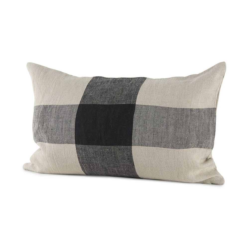 Mercana Raquel Decorative Pillow Cover - Coastal Farmhouse Style with Timeless Plaid Design for Any Space 69420
