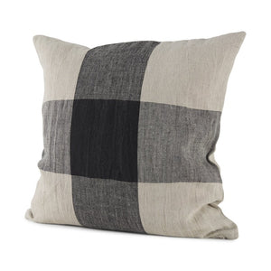 Mercana Raquel Decorative Pillow Cover: Modern Plaid Accent for Farmhouse, Coastal, and Contemporary Styles 69421