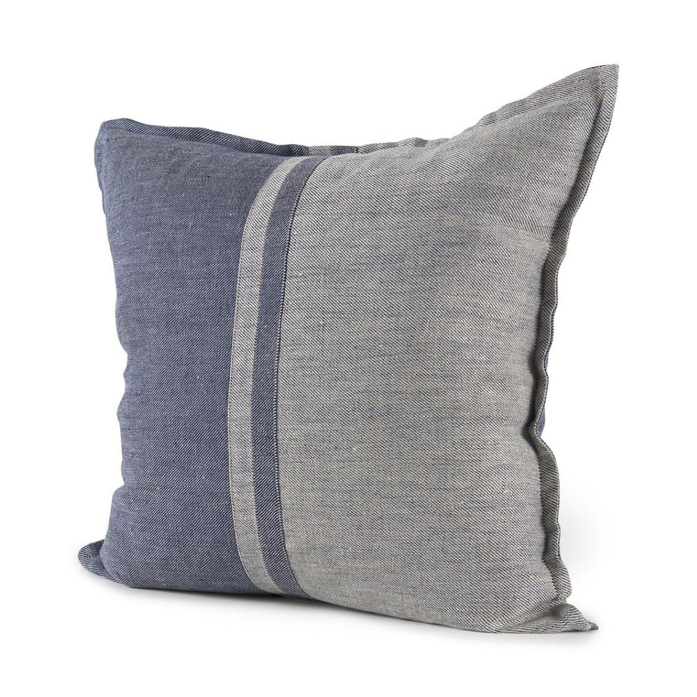 Mercana Aubrielle Color-Blocked Decorative Pillow Cover for Modern Living Spaces – Chic Linen Texture Design 69441