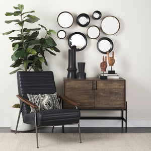 Mercana Saxum Carved Wooden Hand Sculpture - Playful "Hang Loose" Décor for Modern and Boho Interiors 57948