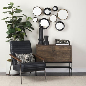 Mercana Elliot Decorative Wooden Eyeglasses Sculpture - Rustic Accent for Modern and Eclectic Spaces 57958