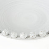 Mercana Basin 16" Round Off-White Glazed Decorative Bowl 67677