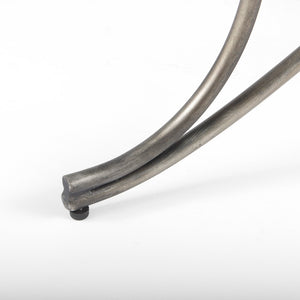 Mercana Ayla Elegant Upholstered Bench with Soft Fabric Seat and Timeless Metal Frame for Stylish Entryways Beige Twill | Antique Nickel 69369