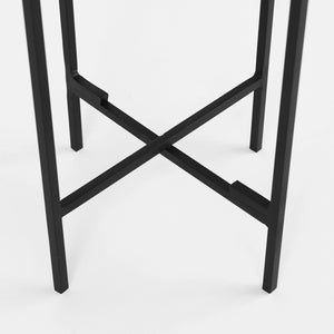 Mercana Sowerberry Modern Plant Stand - Sleek, Space-Saving Design with Removable Pot and Foldable Frame Bronze Metal | 33H 68830