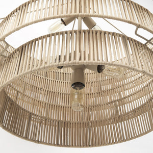 Mercana Marimba Six-Tier Chandelier - Handcrafted Artisanal Design for Stunning Ambient Illumination in Your Home 69240