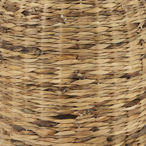 Mercana Campanile Pendant Light - Tropical Whicker Dome with Brushed Gold Accents for Elegant Illumination 69244