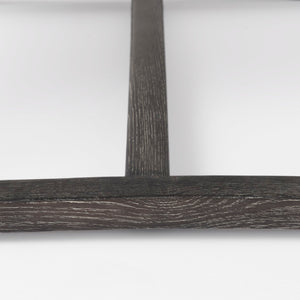 Mercana Brayden Sling-Style Accent Chair with Plush Upholstery and Curved Beech Wood Frame for Cozy Spaces Cream Fabric | Dark Brown Wood 69356