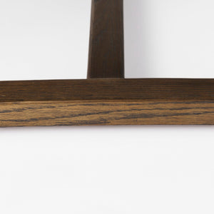 Mercana Brayden Sling-Style Accent Chair with Plush Upholstery and Curved Beech Wood Frame for Cozy Spaces Gray Fabric | Brown Wood 69357