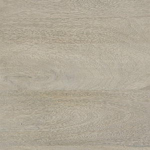 Mercana Arelius 42" Glass-Top Display Coffee Table with Sturdy Metal Base for Stylish Home Décor Showcase Gray Wood | Black Metal | Square 69297