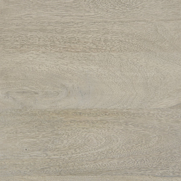 Mercana Arelius 42" Glass-Top Display Coffee Table with Sturdy Metal Base for Stylish Home Décor Showcase Gray Wood | Black Metal | Square 69297