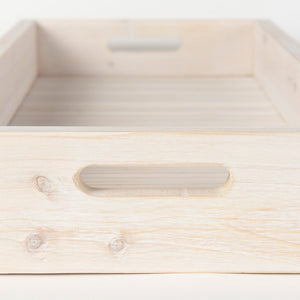 Mercana Horatio 28"L x 12"W Versatile Rectangular Serving Tray for Coastal Charm and Stylish Organization 68993