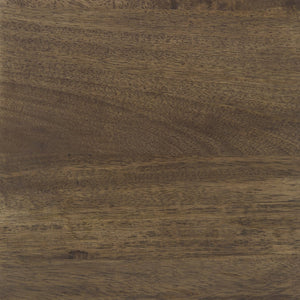 Mercana Arelius 36" Wide Display Cabinet with Solid Mango Wood and Glass Panels for Modern Homes and Offices Medium Brown Wood | Black Metal 69299