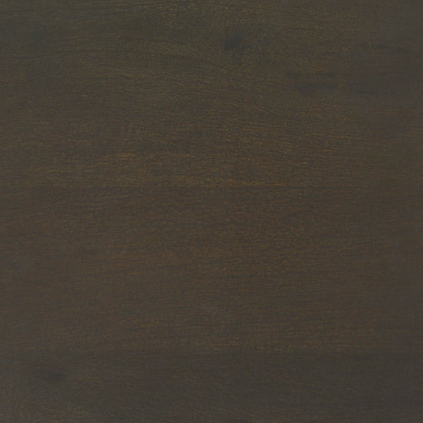 Mercana Arelius 36" Wide Display Cabinet with Solid Mango Wood and Glass Panels for Modern Homes and Offices Black-Brown Wood | Black Metal 69210