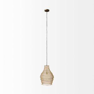 Mercana Halycon Artisan Pendant Light: Handcrafted Elegance for Dining Spaces with a Coastal Touch 69239